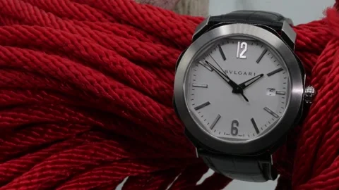 Bulgari watch Stock Footage 275892186