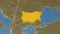 Bulgaria extruded. Solids. Graticule. 4k or 4k+ Resolution
