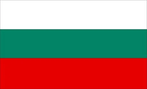 Bulgaria Flag Design Stock Illustration