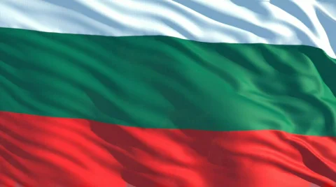 Bulgaria flag Stock Footage 622873