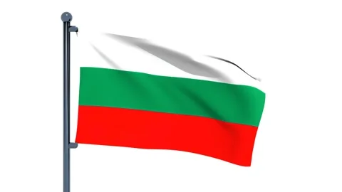 Bulgaria Flag Stock Footage 150195487
