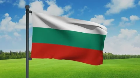 Bulgaria Flag Stock Footage 151861664