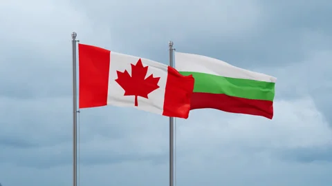 Bulgaria flag Stock Footage 252023143