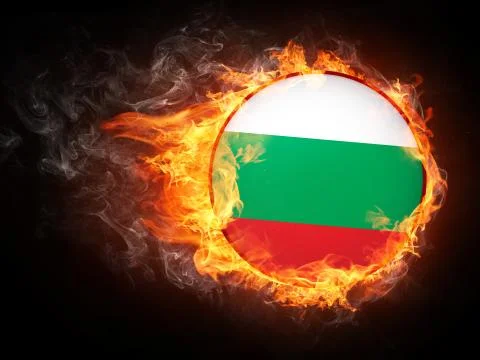 Bulgaria Flag Illustrazione stock