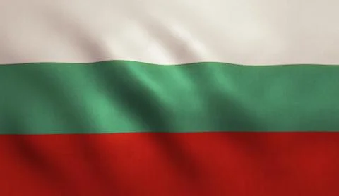 Bulgaria Flag Stock Illustration