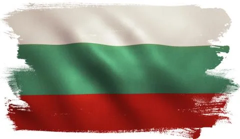 Bulgaria Flag Stock Illustration