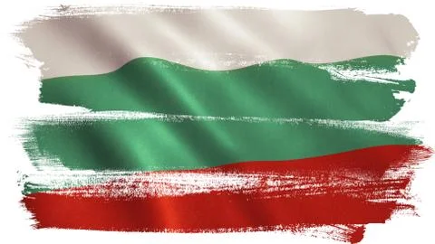 Bulgaria Flag Stock Illustration