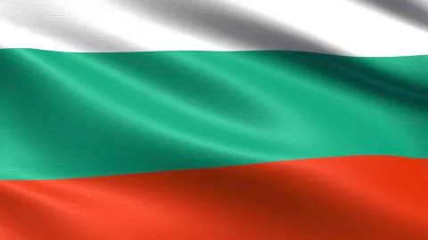 Bulgaria Flag Stockillustratie