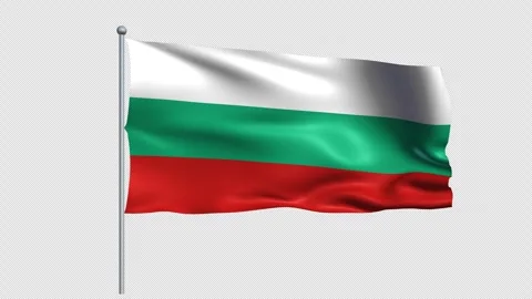 Bulgaria flag - Pack 1 Stock Footage 343842504