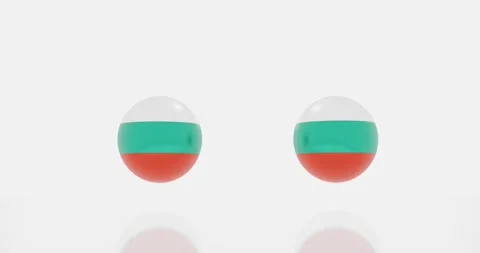 Bulgaria flag symbol Stock Footage 194130633