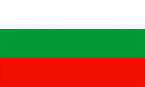 Bulgaria flag vector illustration isolated. Illustrazione stock