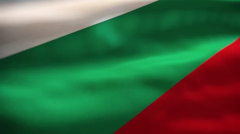 Bulgaria flag waving Stock Footage 55494779