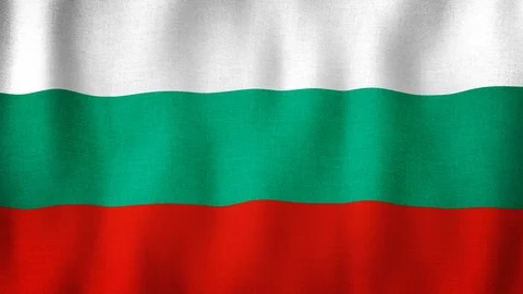 Bulgaria flag waving in the wind Stock-Footage 102440246
