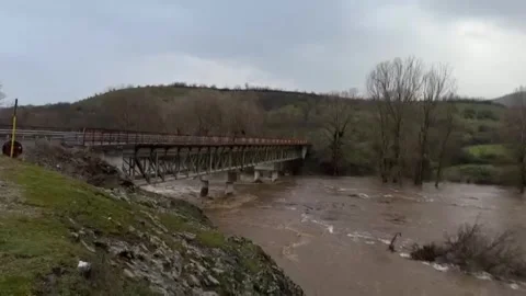 Bulgaria: Flash floods trigger state of emergency in southern Bulgarias ... Stock Footage 325913966