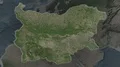 Bulgaria - hub of the world. Satellite 4k or 4k+ Resolution