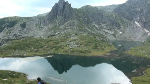 BULGARIA LAKE 스톡 동영상 128396027