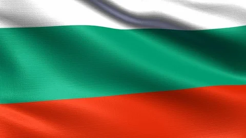 Bulgaria Looping Flag 4K Stock Footage 107736466