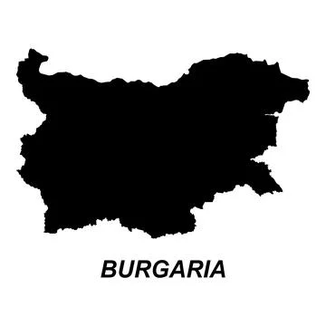 Bulgaria map icon Stock Illustration