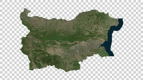 Bulgaria Map Stock Illustration
