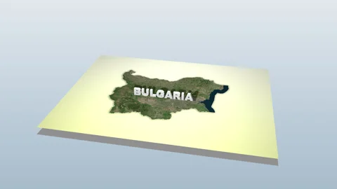 Bulgaria Map Unfolding Stock-Footage 284501228