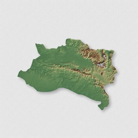 Bulgaria Rotating 3D Relief Map Seamless Loop, Alpha Channel 4K 스톡 동영상 340723516