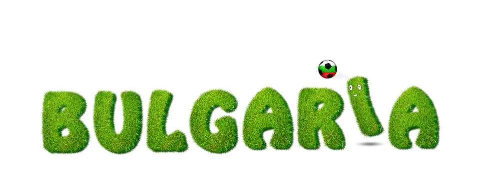 Bulgaria soccer. Stock Illustration