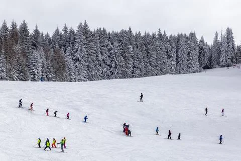 BULGARIA SOFIA VITOSHA WINTER SKI Stock Photos