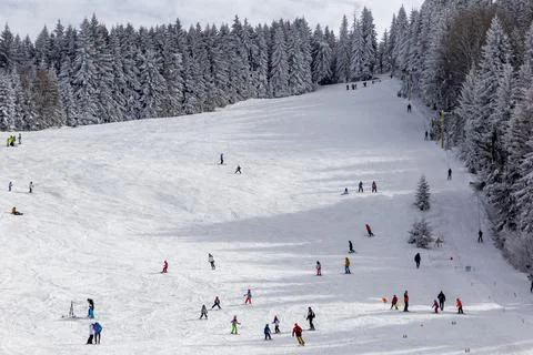 BULGARIA SOFIA VITOSHA WINTER SKI Stock Photos