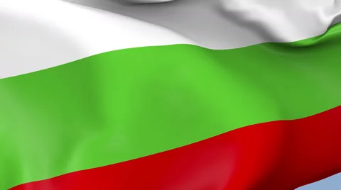 Bulgaria Waving Flag Background Loop Stock Footage 64229080