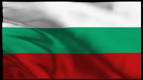 Bulgaria Wavy Flag Animation Stock Footage 304795162