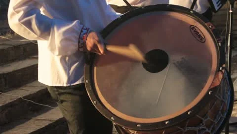 Bulgarian drummer Video stock 10845787