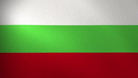 The Bulgarian flag flutters in the wind. Stock Footage 328825804