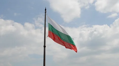 Bulgarian flag Stock Footage 40664407