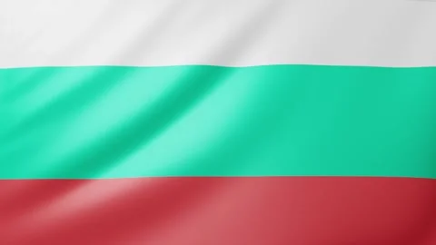 Bulgarian flag Video stock 326080389