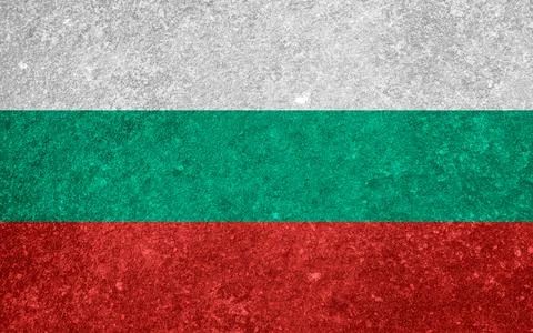 Bulgarian flag texture as a background Stock Photos