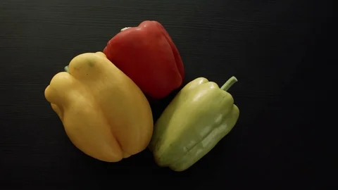 Bulgarian pepper HD Stock Footage