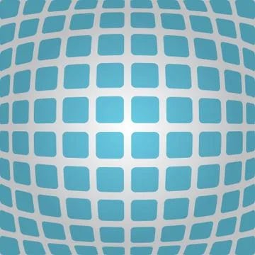 Bulging blue background with rounded rectangles Ilustración de archivo