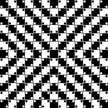 Bulging checkerboard geometrical-optical illusion 스톡 일러스트