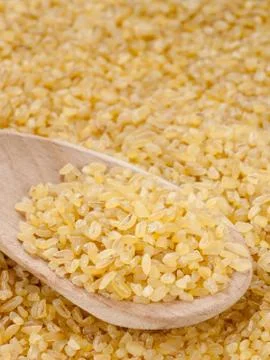 Bulgur close up Stock-Fotos