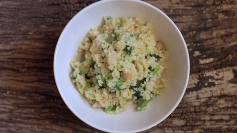 Bulgur Plate Stock Footage 126917525