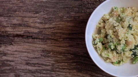 Bulgur Plate Stock Footage 126917550