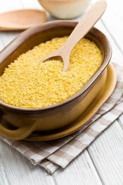 Bulgur wheat Stock Photos