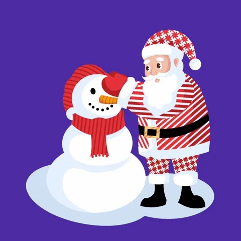 Bulid snowman Stock Footage 321173941