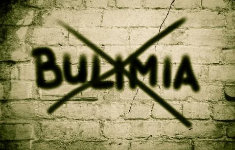 Bulimia Concept Stock Illustration