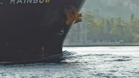 Bulk Carrier Bow Video stock 27622422