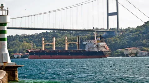 Bulk Carrier Stock Footage 27554055