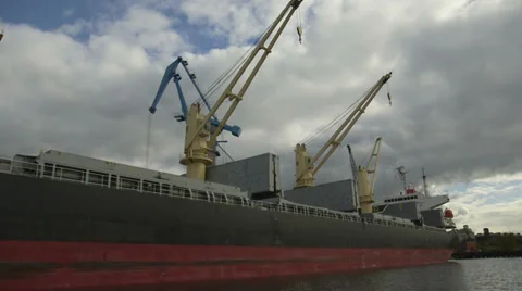 Bulk carrier Stock Footage 36376492