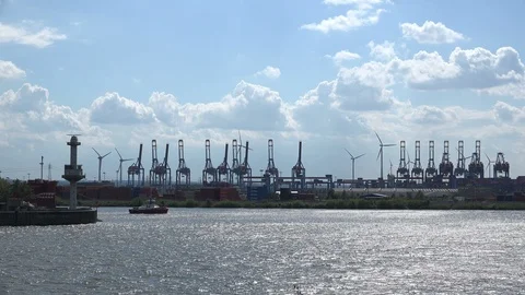 Bulk carrier Nordic Oshima, time lapse Stock Footage 99986554