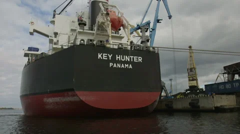 Bulk carrier from Panama Stock Footage 36423646