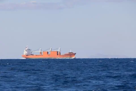 Bulk-carrier ship Stock Photos